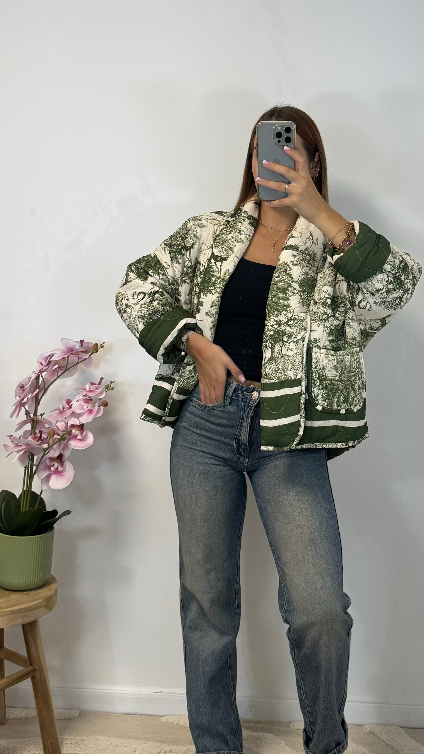 Veste éléphant Verte
