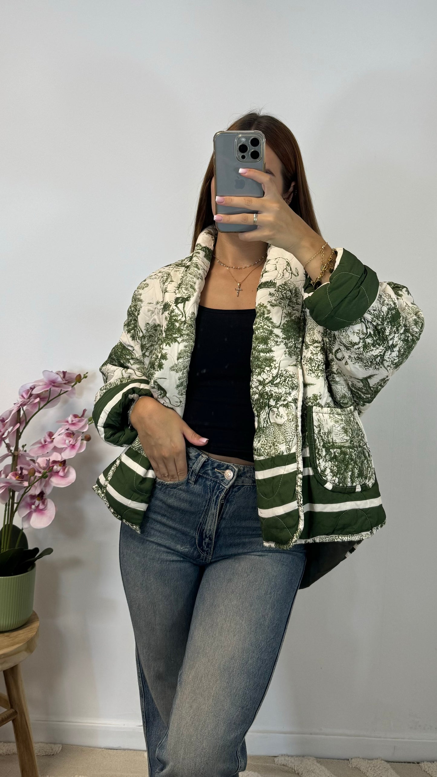 Veste éléphant Verte