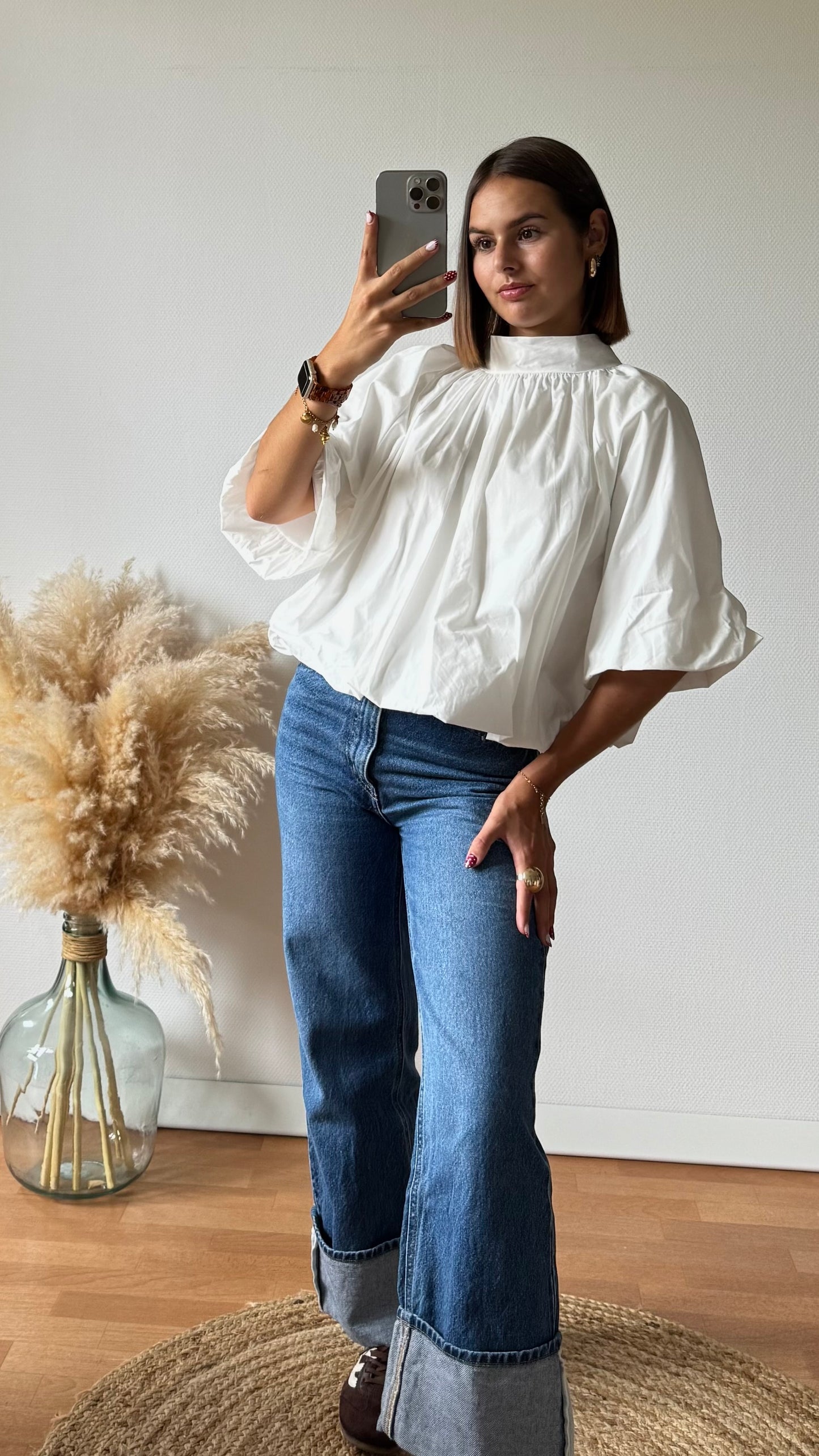 Blouse Volante Blanche