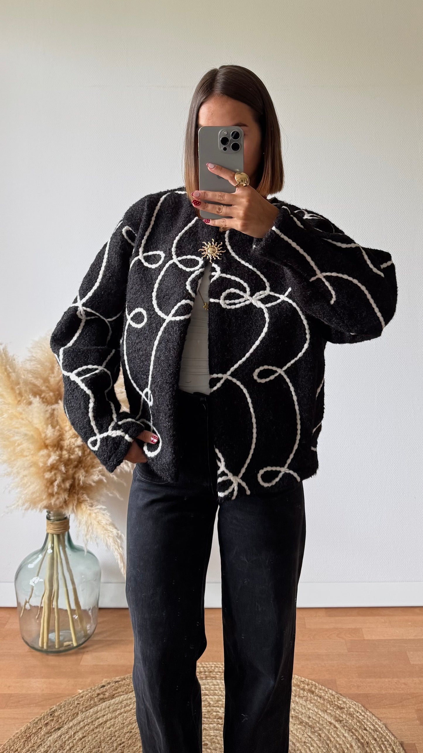 Veste Lize Noir