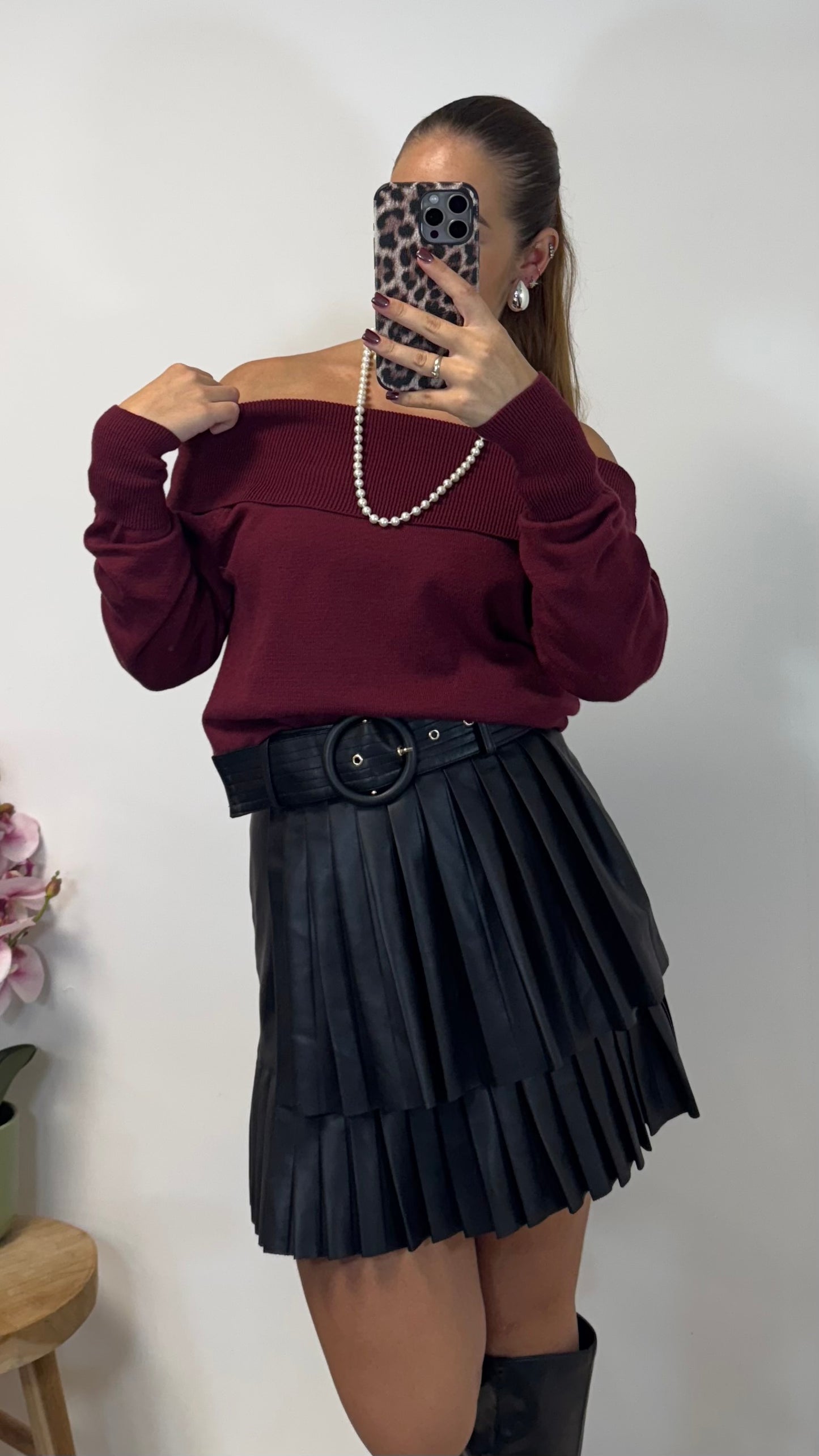 Pull Ava Bordeaux