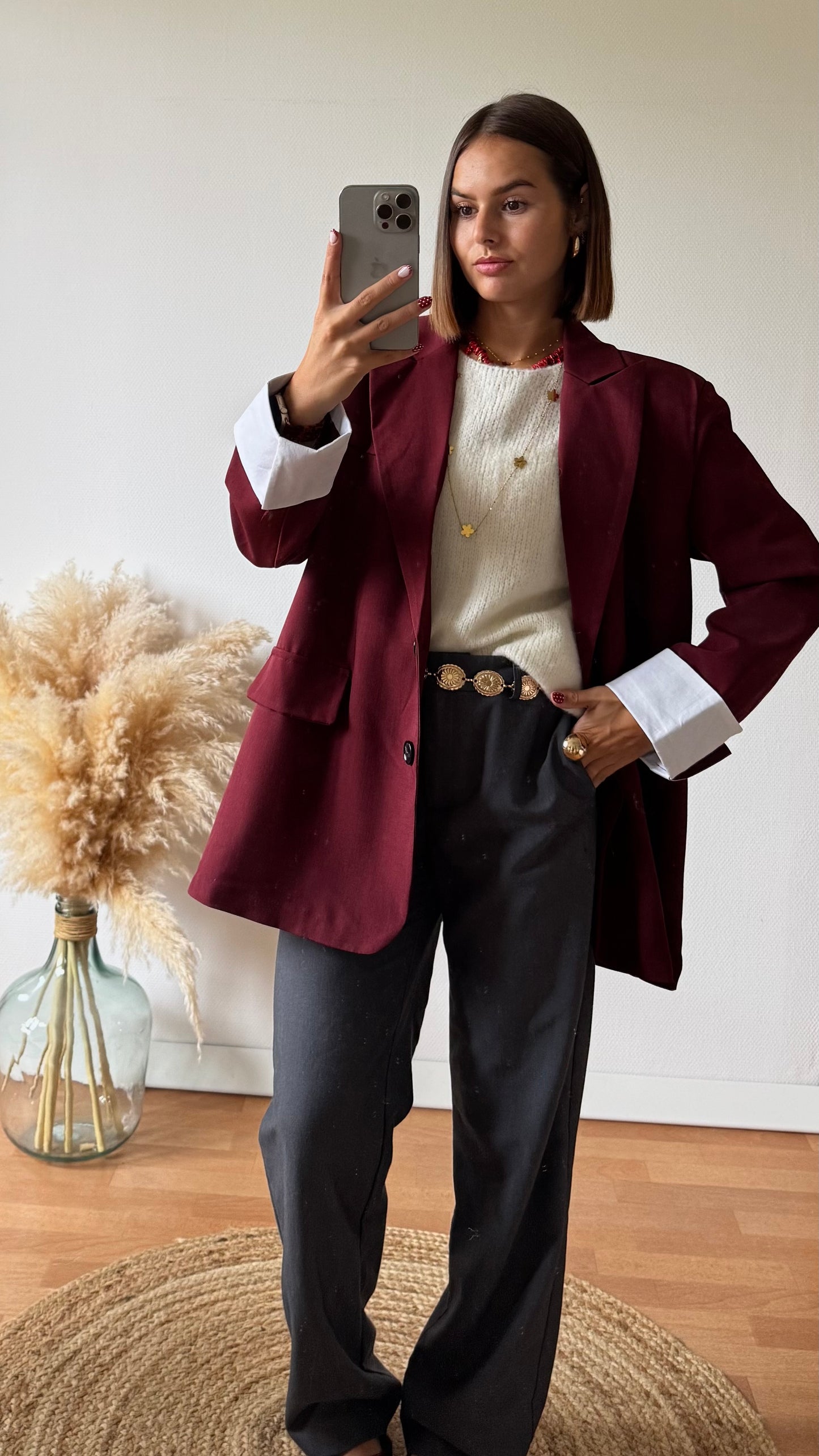 Blazer Leonie Bordeaux