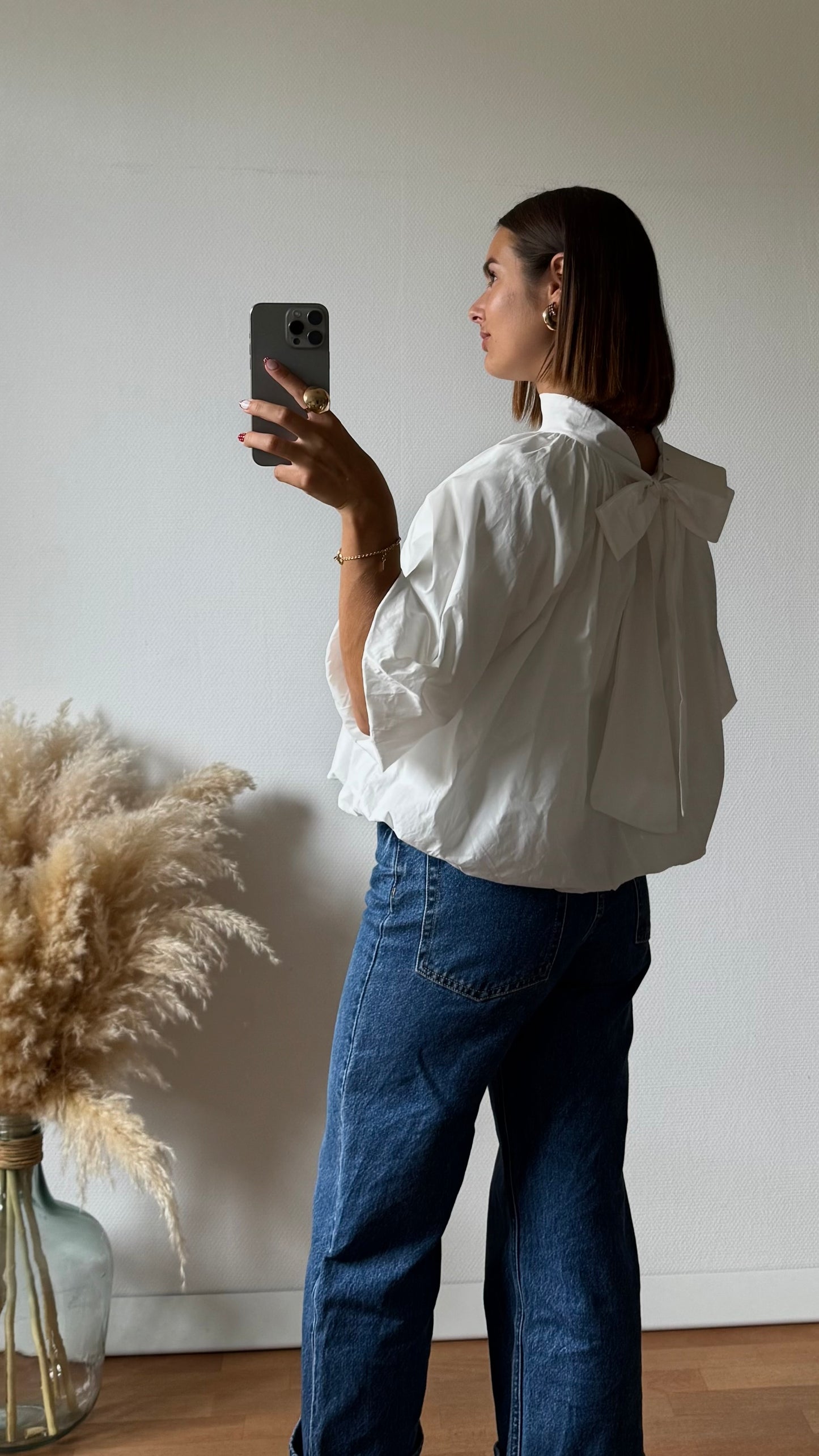Blouse Volante Blanche