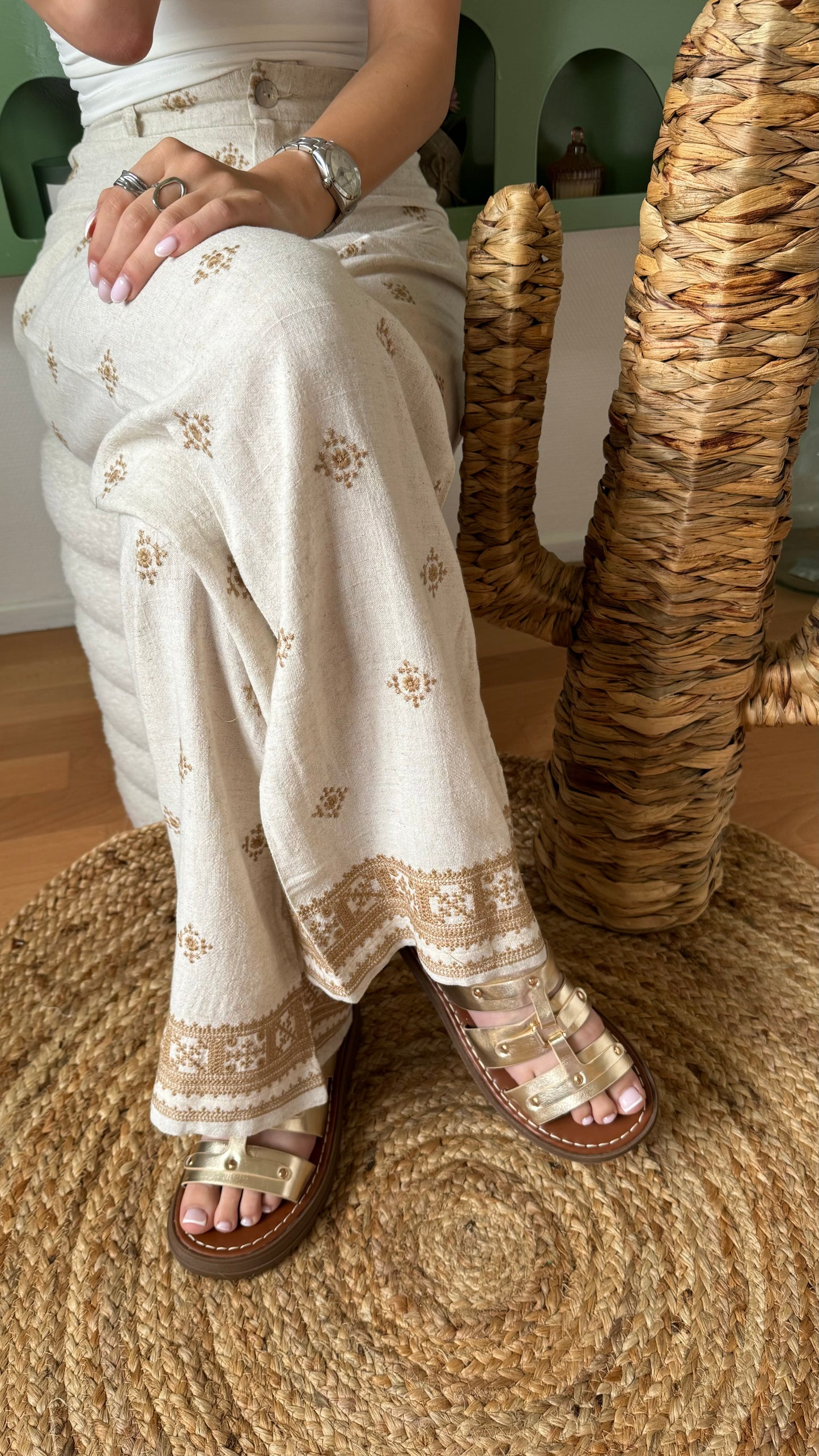 Pantalon Clara Crème