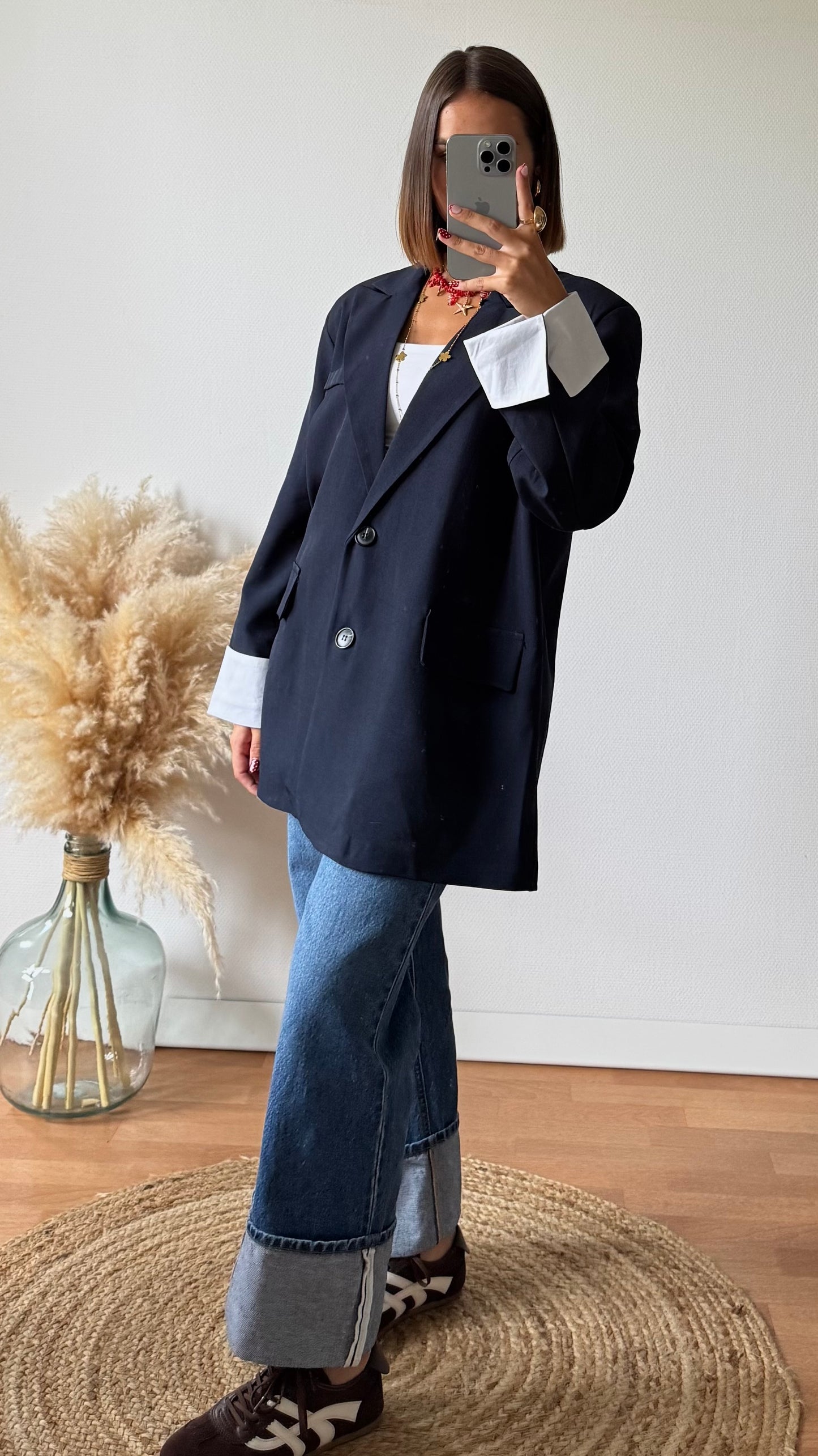 Blazer Leonie Bleu Marine