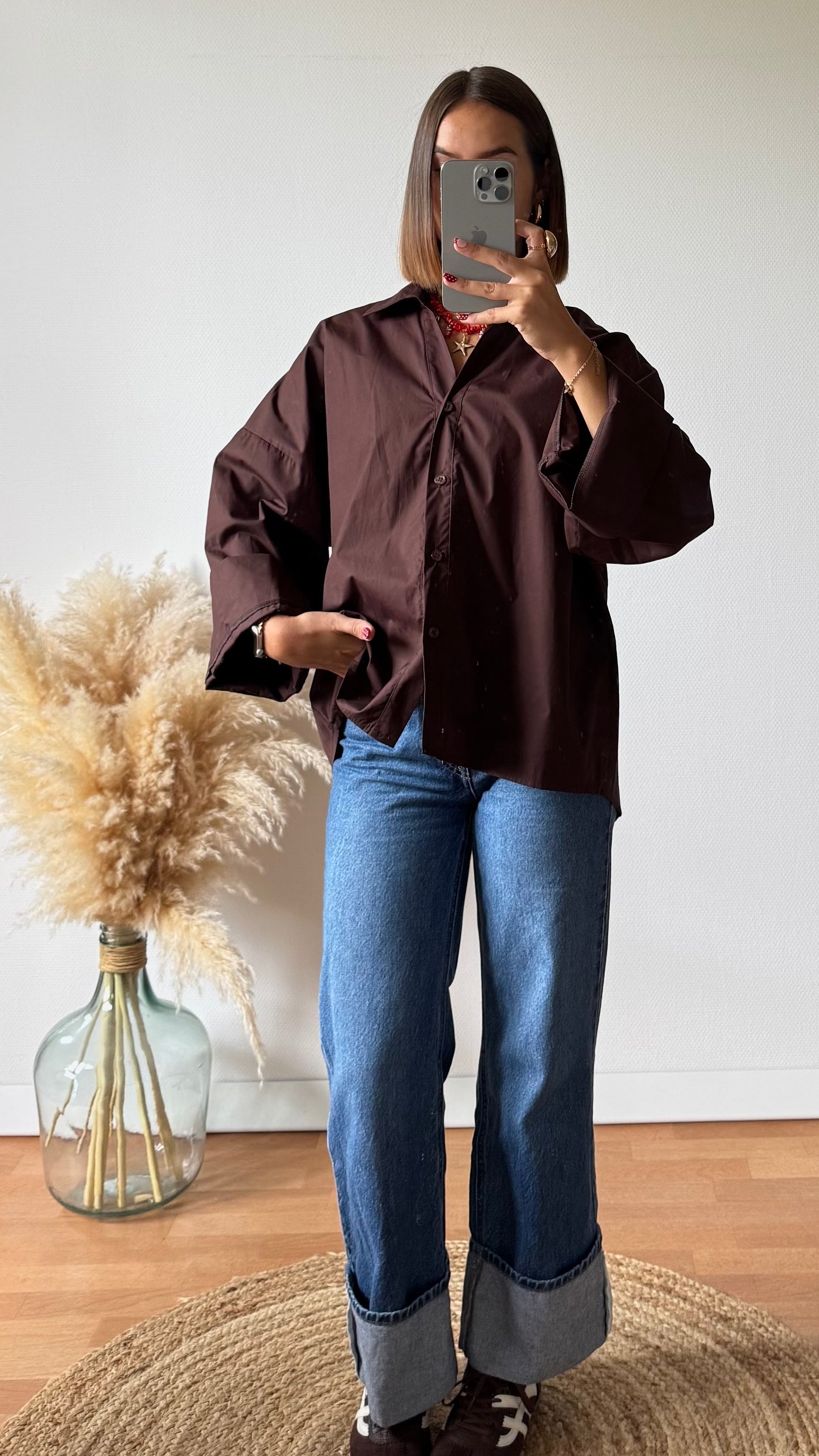 Chemise Alex Marron