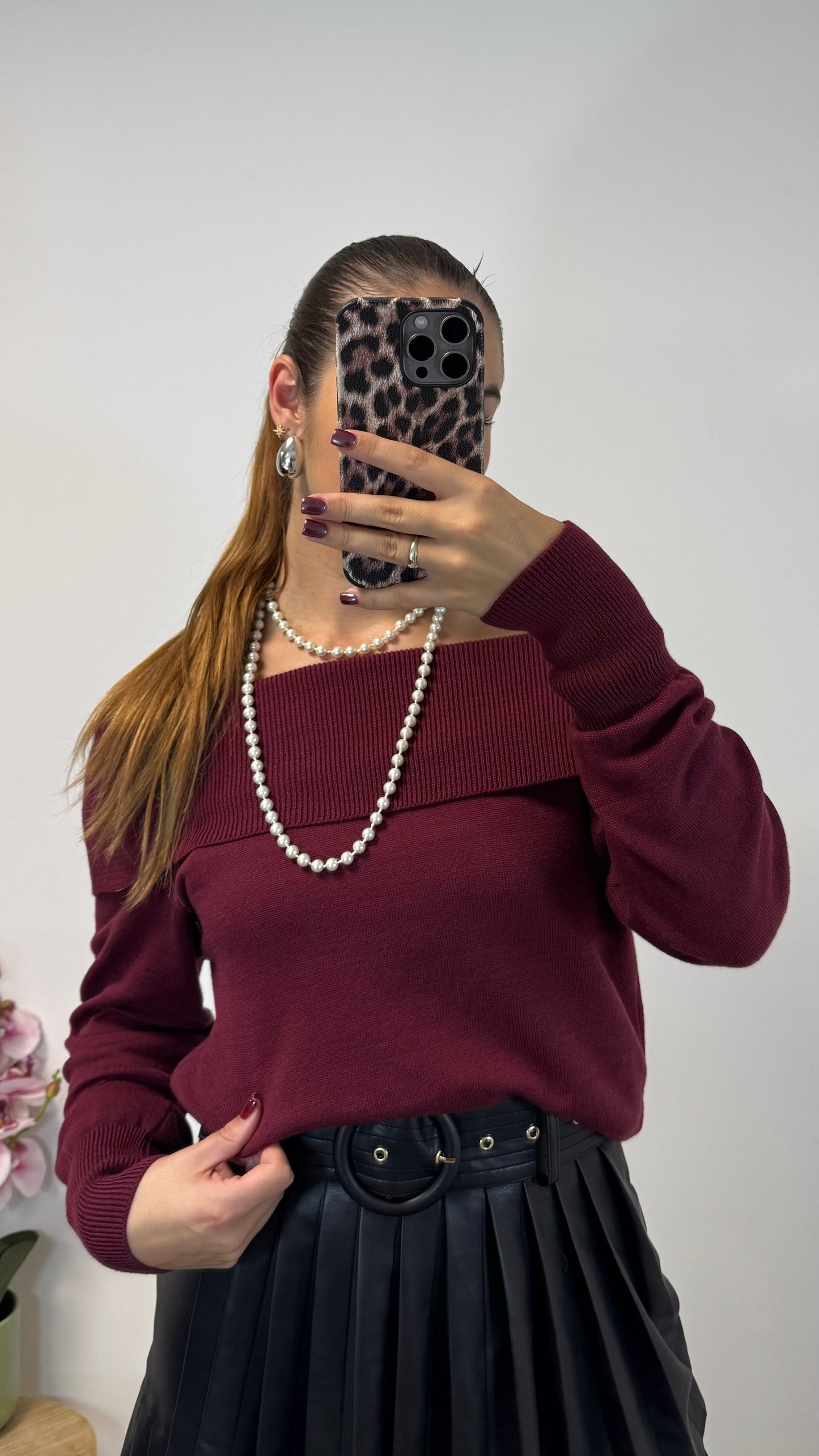 Pull Ava Bordeaux