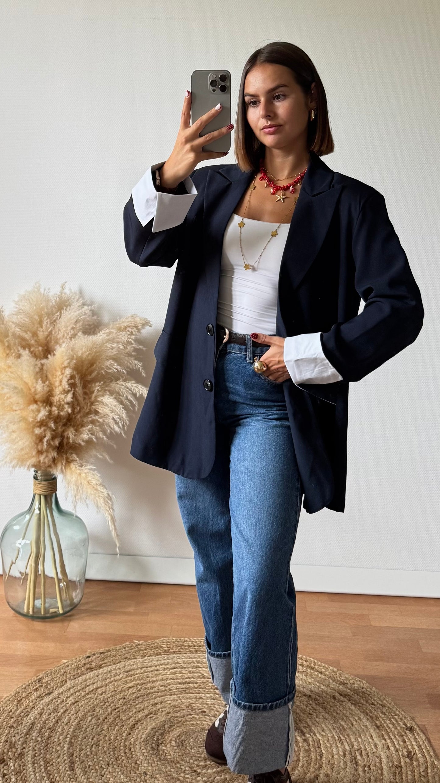 Blazer Leonie Bleu Marine