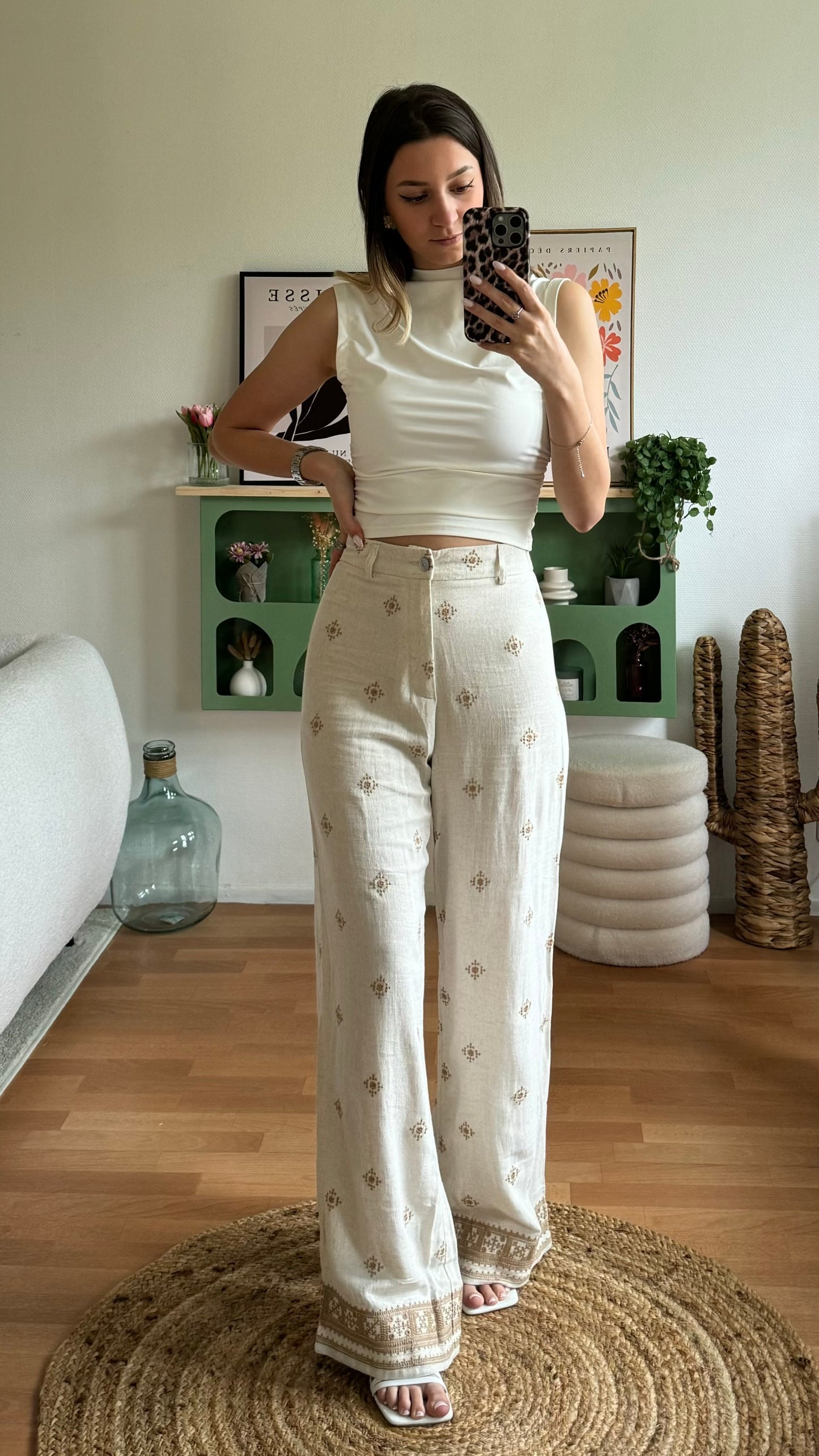 Pantalon Clara Crème