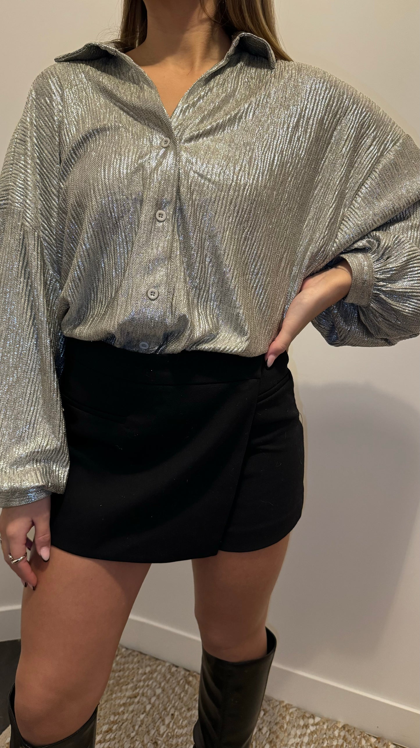 Chemise argent