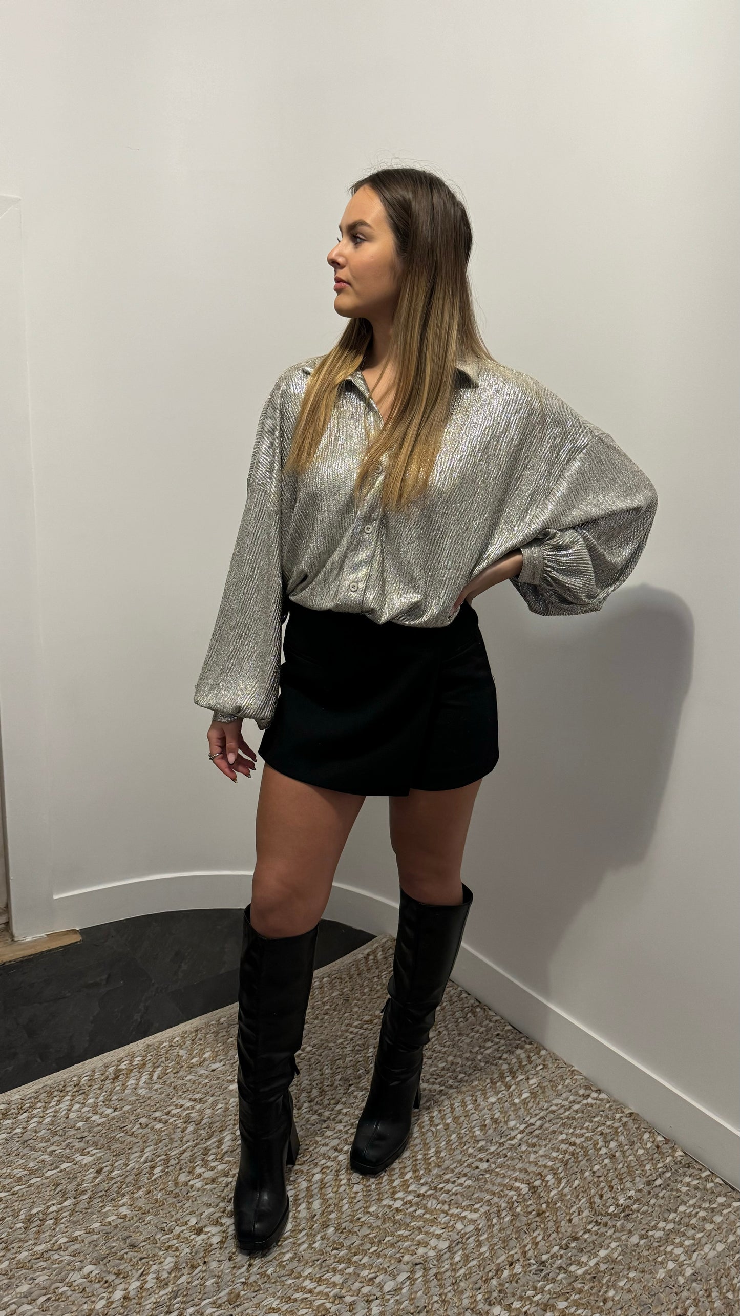 Chemise argent
