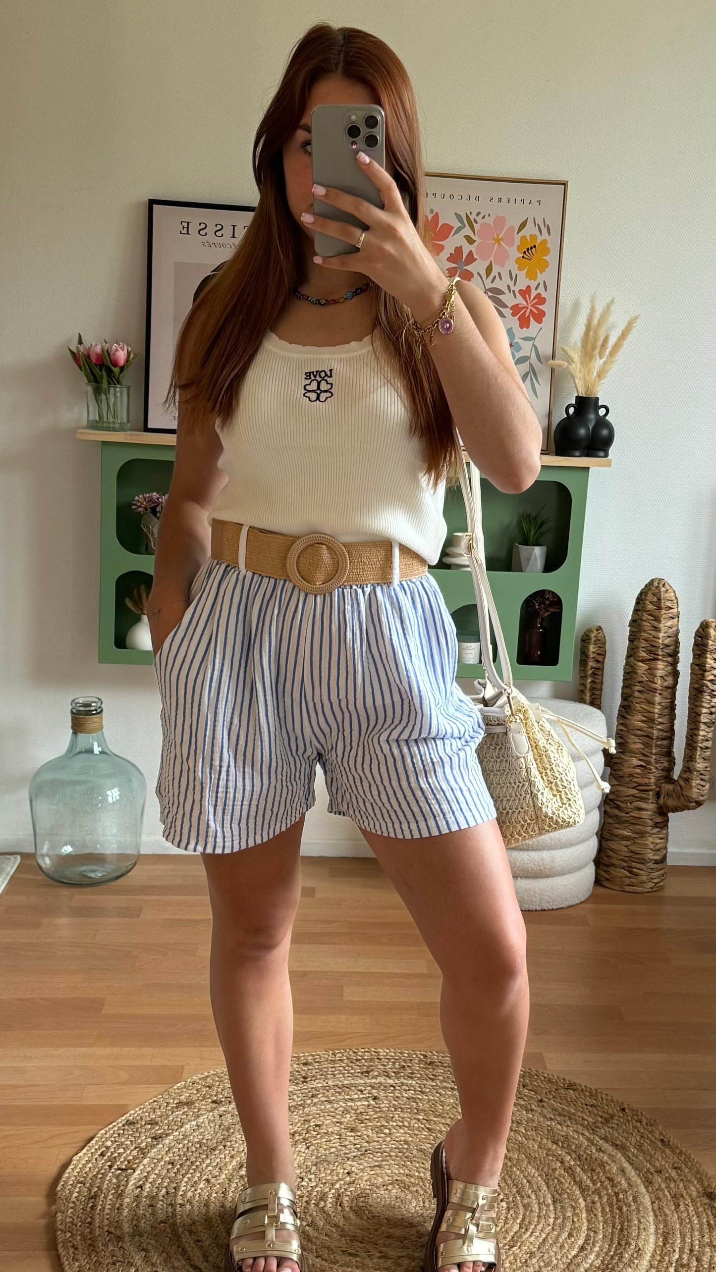 Short Eloise Bleu