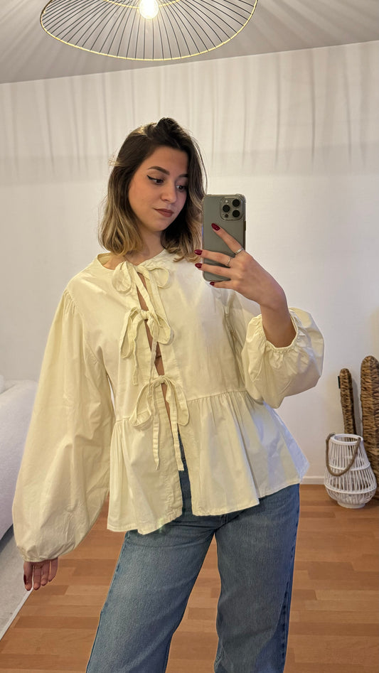 Blouse Amelya Crème