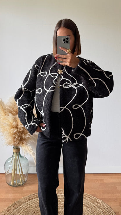Veste Lize Noir