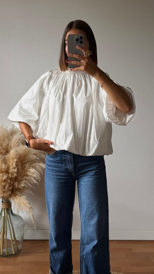 Blouse Volante Blanche