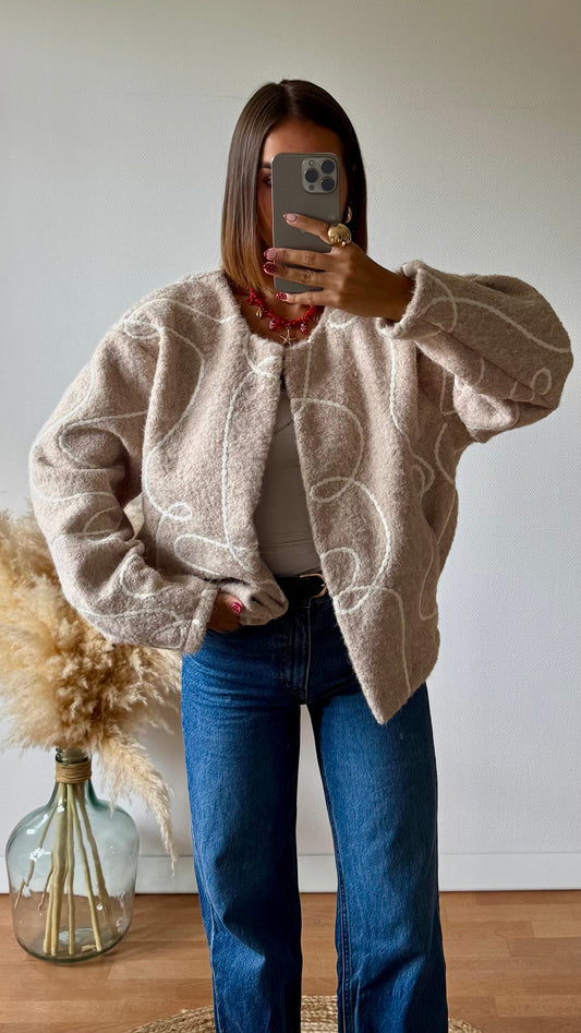 Veste Lize Beige