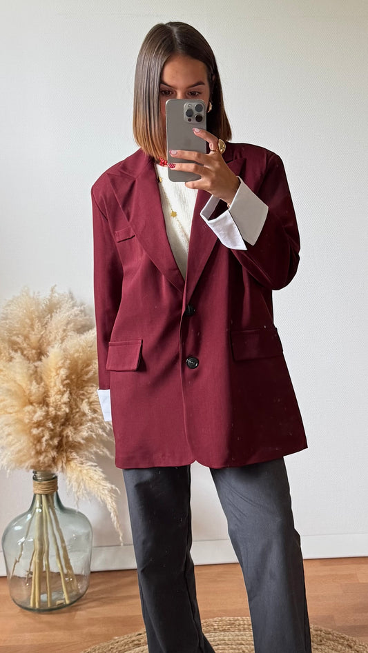 Blazer Leonie Bordeaux