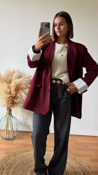 Blazer Leonie Bordeaux