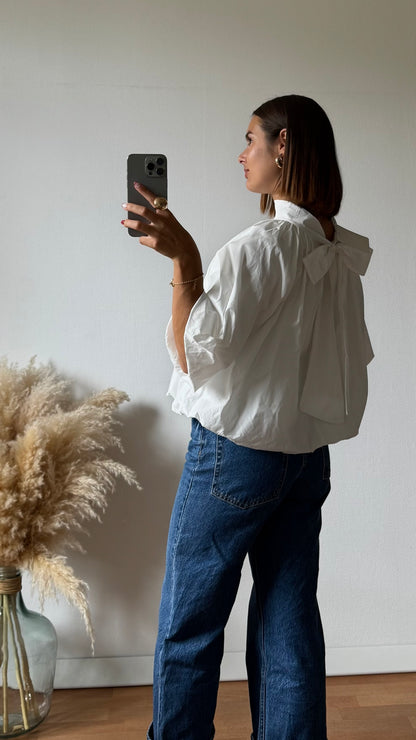 Blouse Volante Blanche