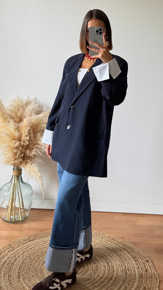 Blazer Leonie Bleu Marine