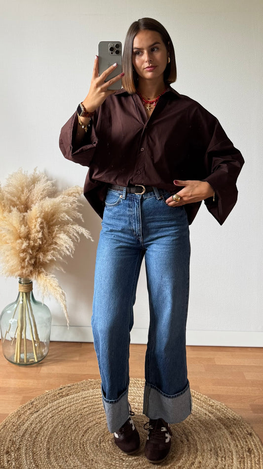 Chemise Alex Marron
