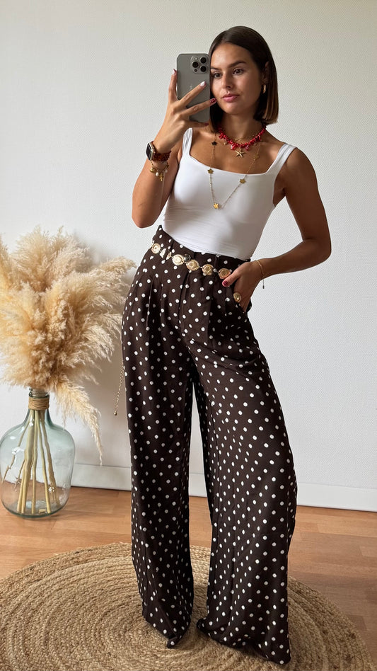 Pantalon à Pois
