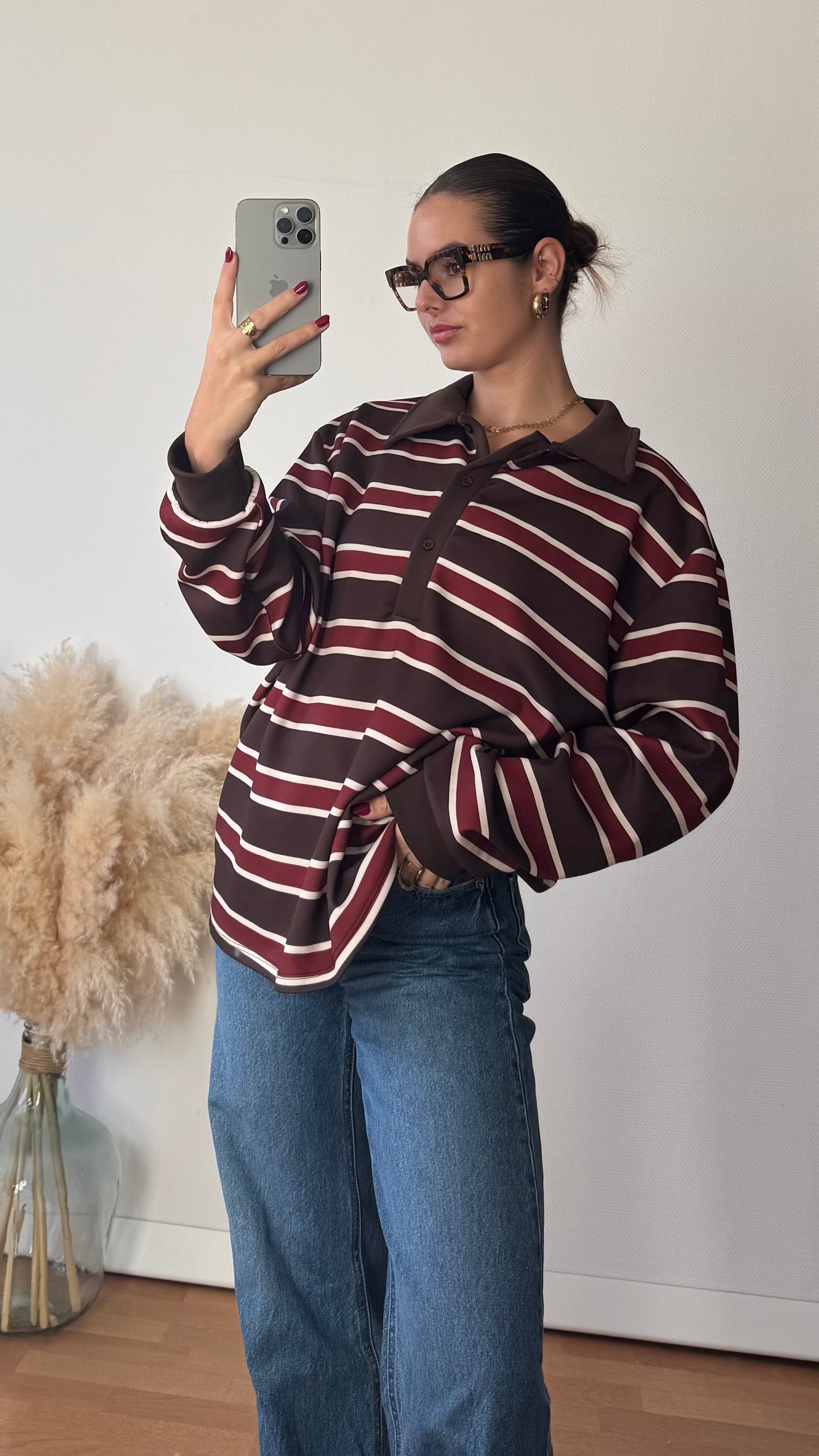 Polo Armelle Bordeaux