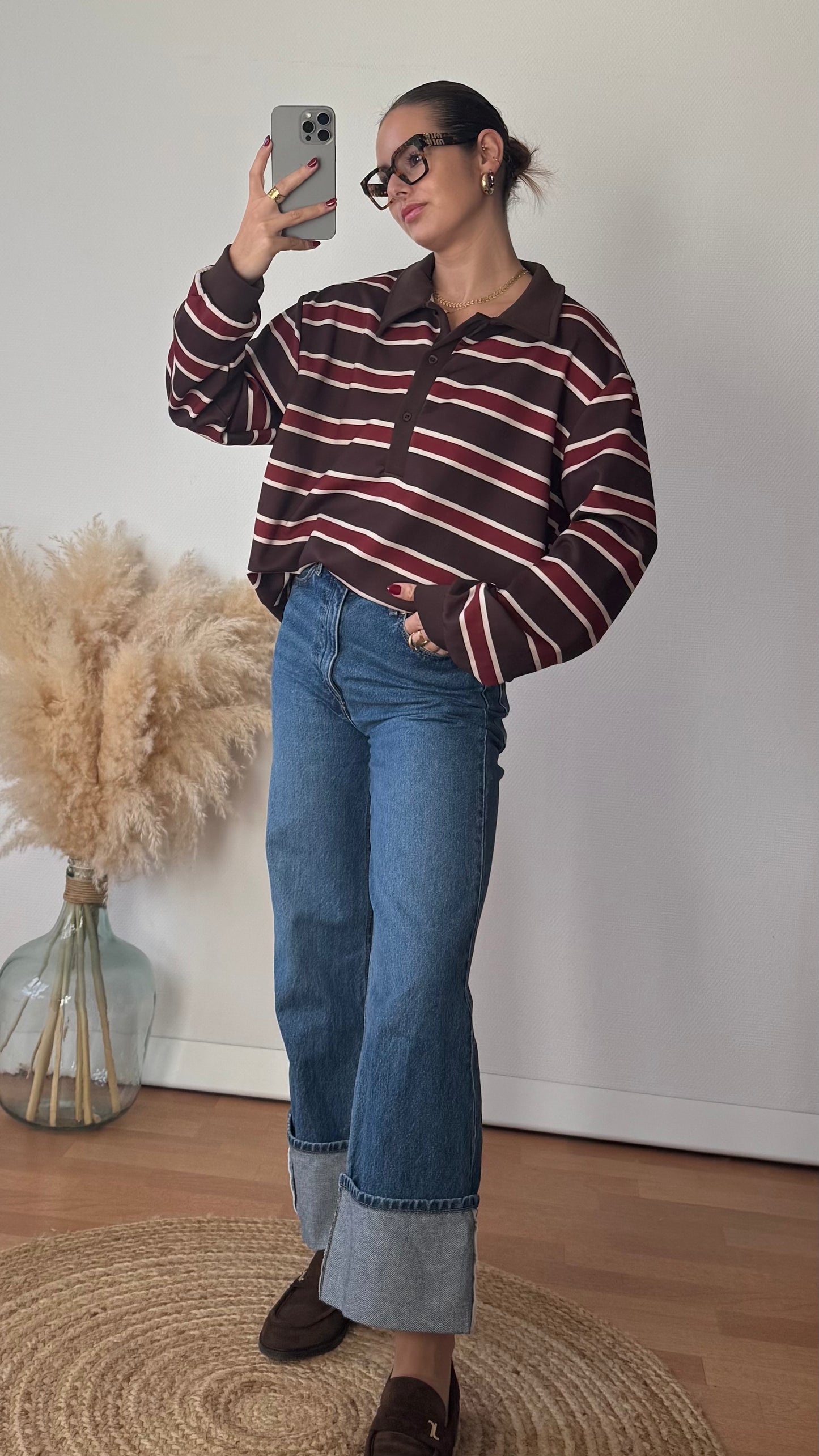 Polo Armelle Bordeaux